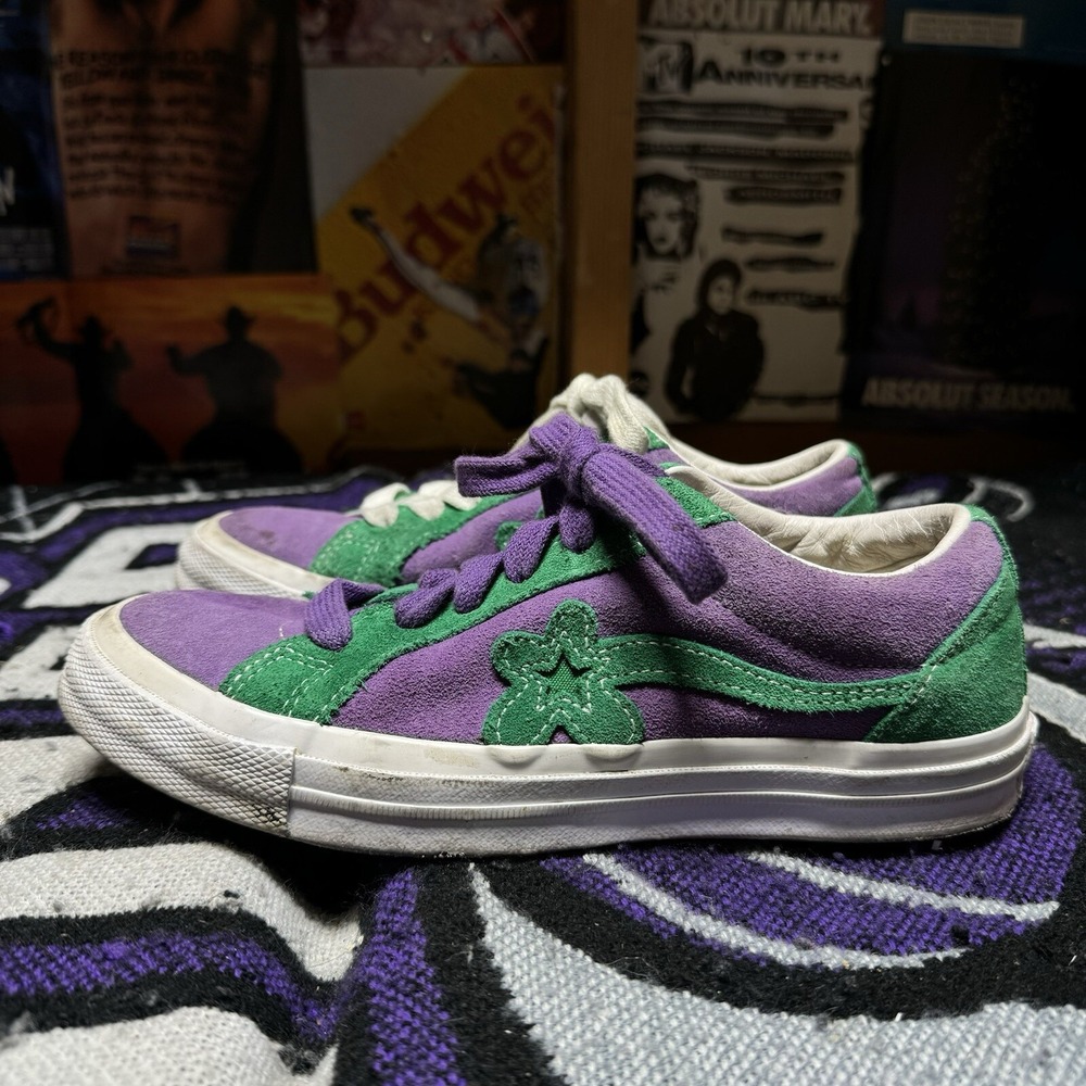Size M5/W7 - Converse Golf Le Fleur x One Star Ox Purple Heart